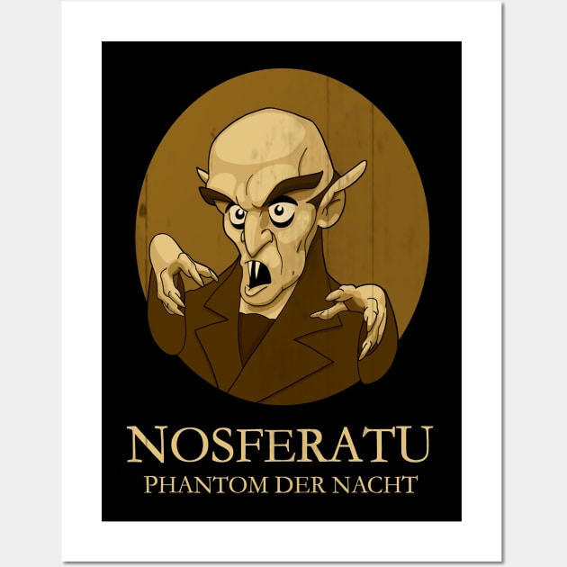 Nosferatu Silent Chiller Wall Art by WikiDikoShop